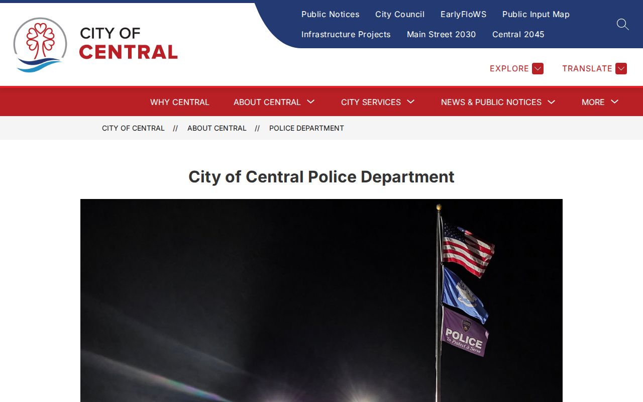 East Baton Rouge Parish Central Police Department criminal records source