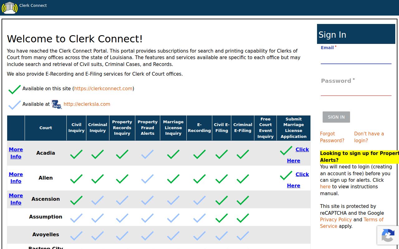 East Baton Rouge Parish court case lookup login