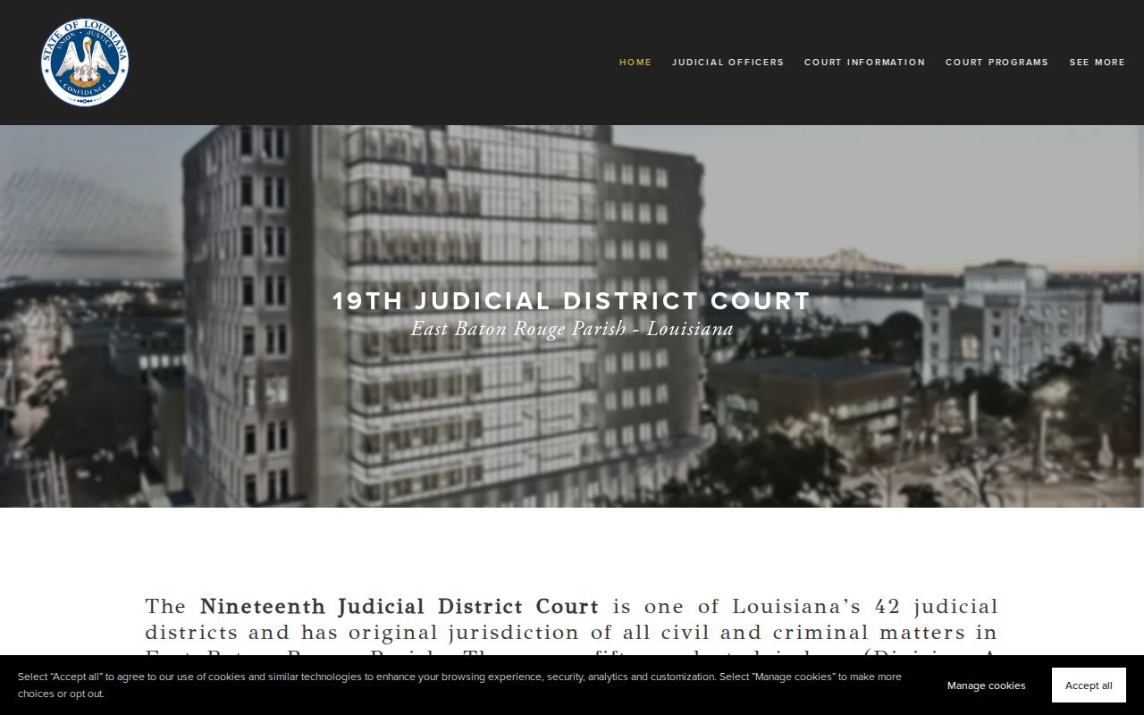 East Baton Rouge Parish criminal court programs